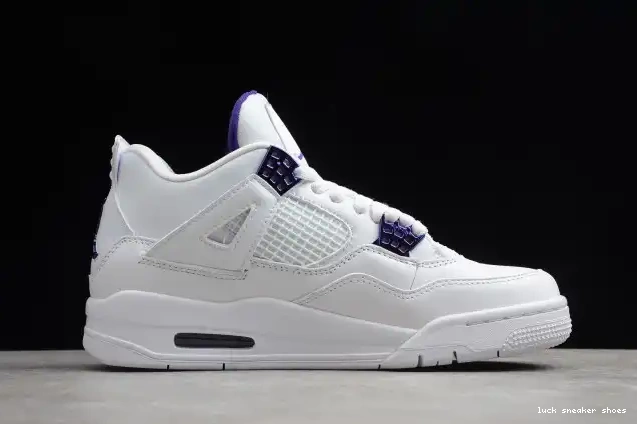 Reps LUCY Air 4 CT8527-115 Purple Jordan Court 0515
